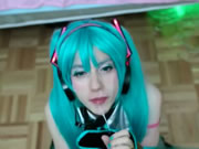 可愛蘿莉Cosplay用砲機手淫